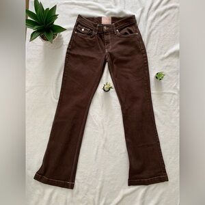 Revice Brown Pants , Size 27 , Excellent Condition